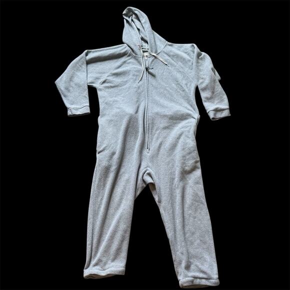 forever lazy Other - Grey oversized comfy Forever Lazy fleece zip up loungewear pajamas